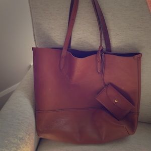 Jcrew leather tote